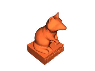 statue de raton laveur 