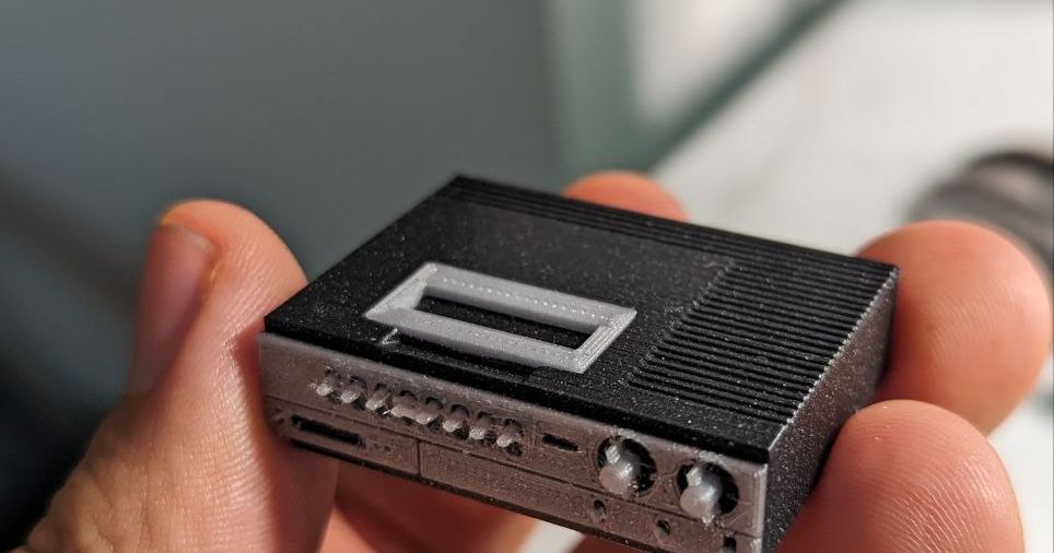 JVC HR3300 first history VCR by antirez Download free STL model