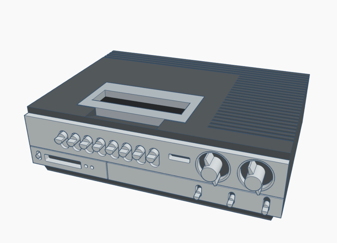 JVC HR3300 first history VCR by antirez Download free STL model