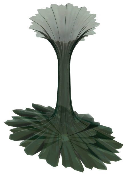 Emerald Flower vase