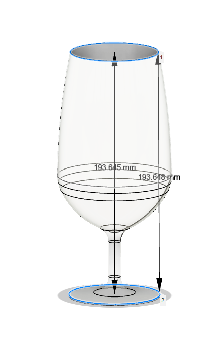 Ikea Beer Glass on foot