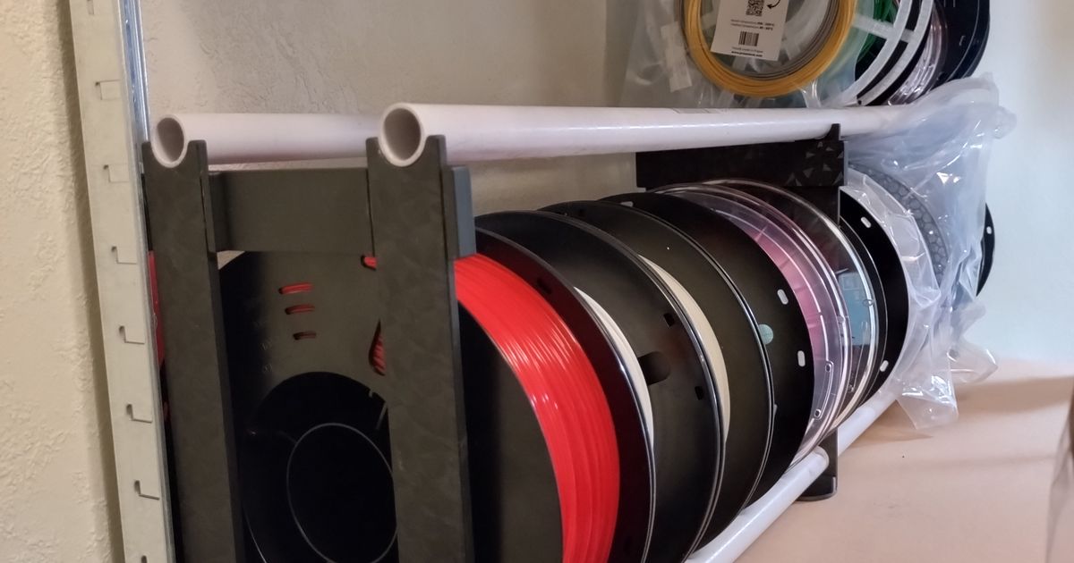 Minimalist 2 tier spool rack. by Spam Filter | Download free STL model ...