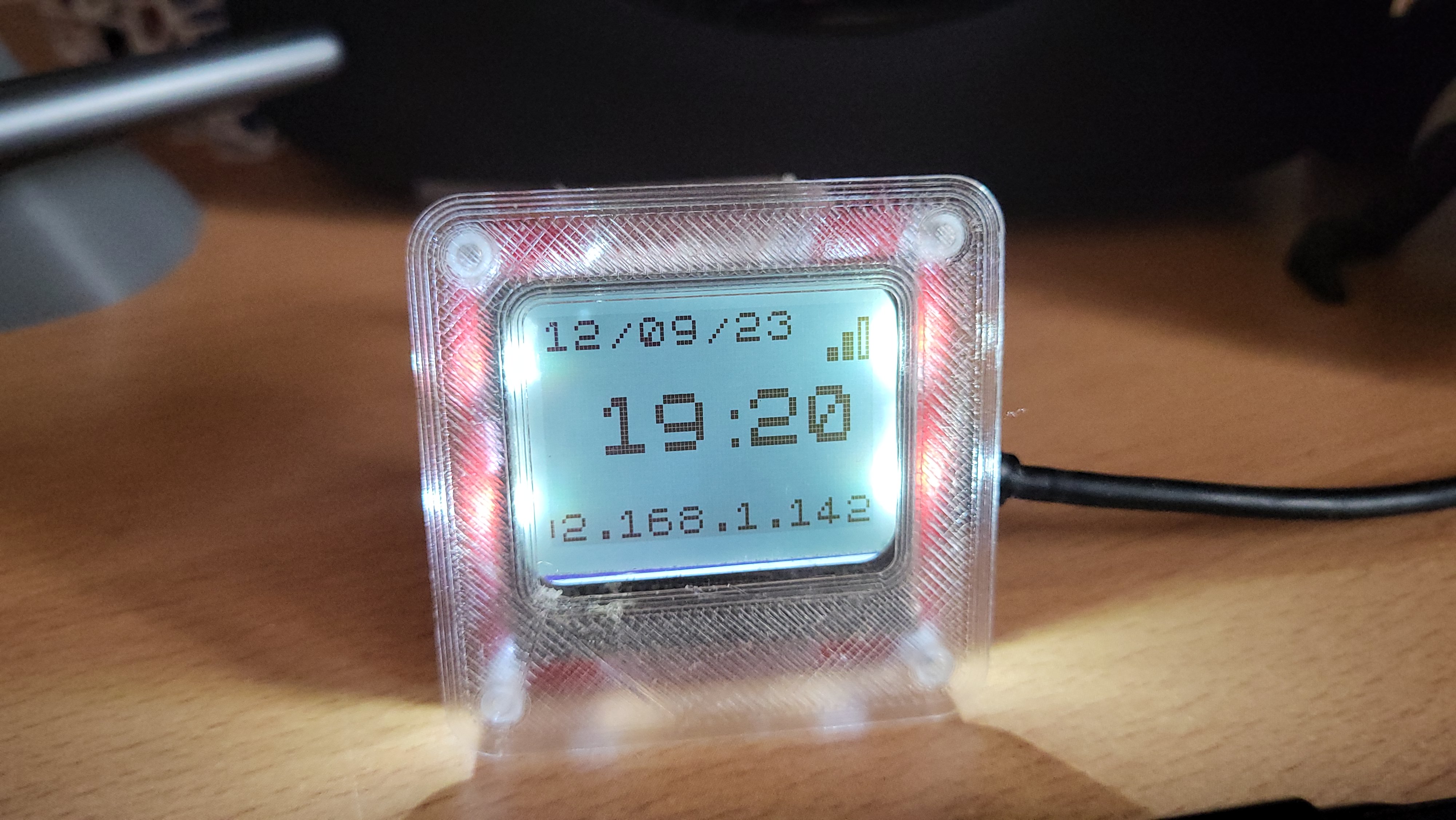 LCD5110 (pcd8544) and "ESP D1 mini" open case