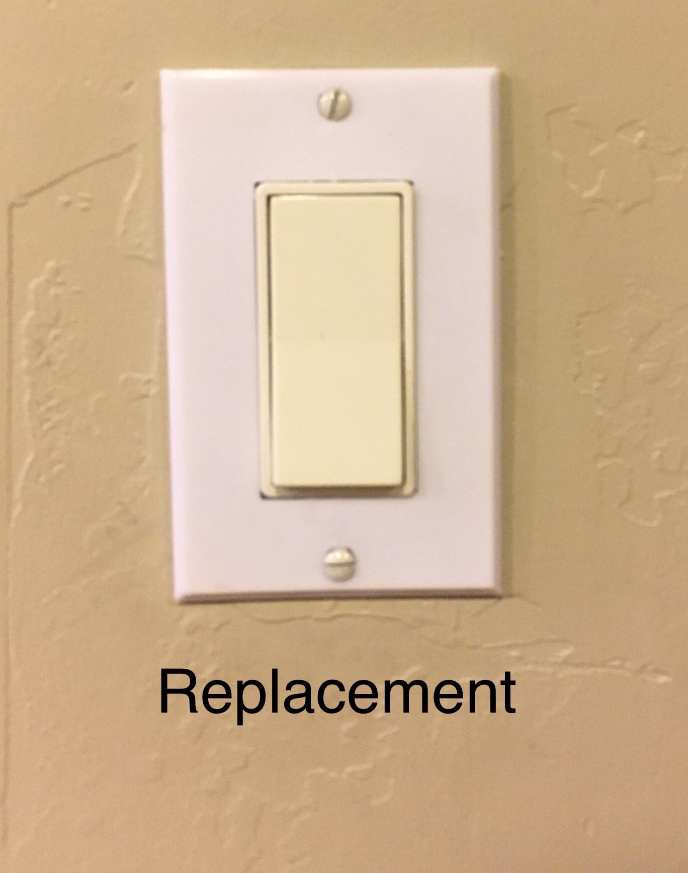 Light Switch Faceplate by PrinterMan Download free STL model