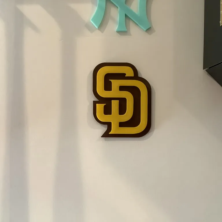 Download San Diego Padres Logo Wood Art Wallpaper