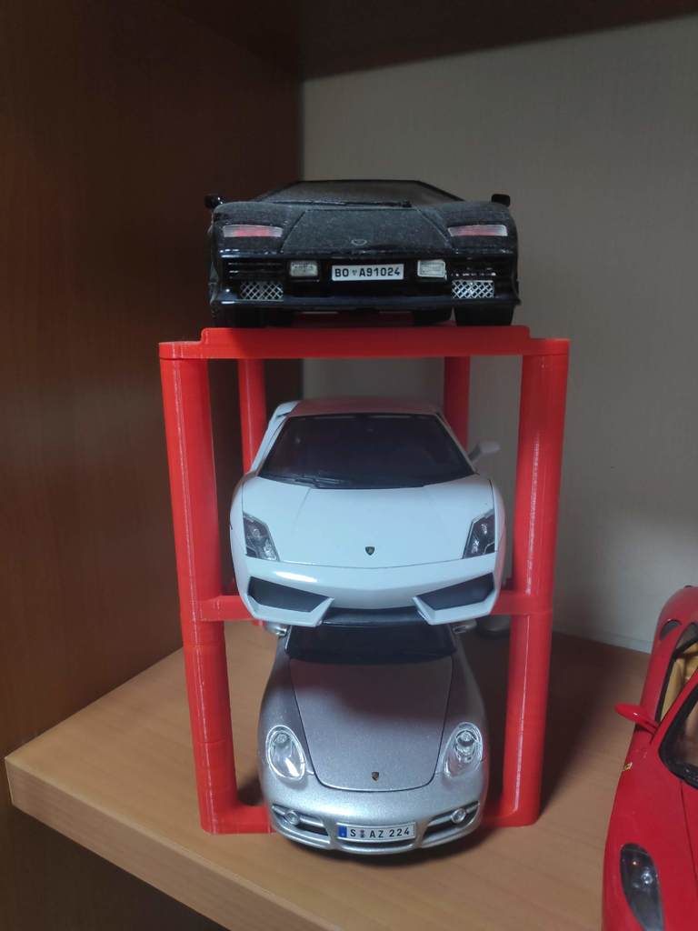 1/18 car model stackable rack