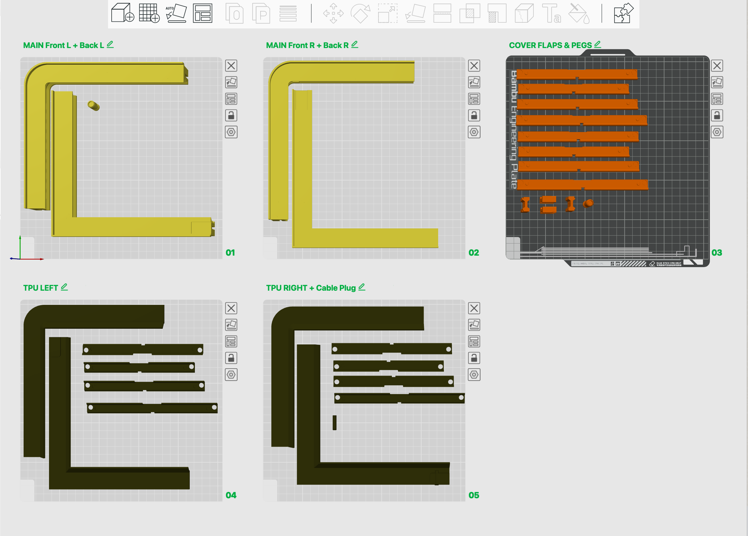 Miniatura 8 do modelo 3D DK Riser for Bambu Lab X1/P1