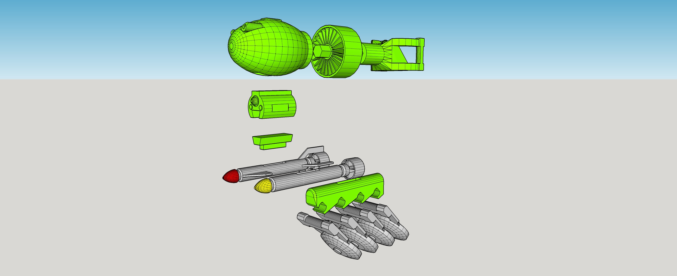 Mini 13: Frog Man Playset - Seaglide V2.0 Addon