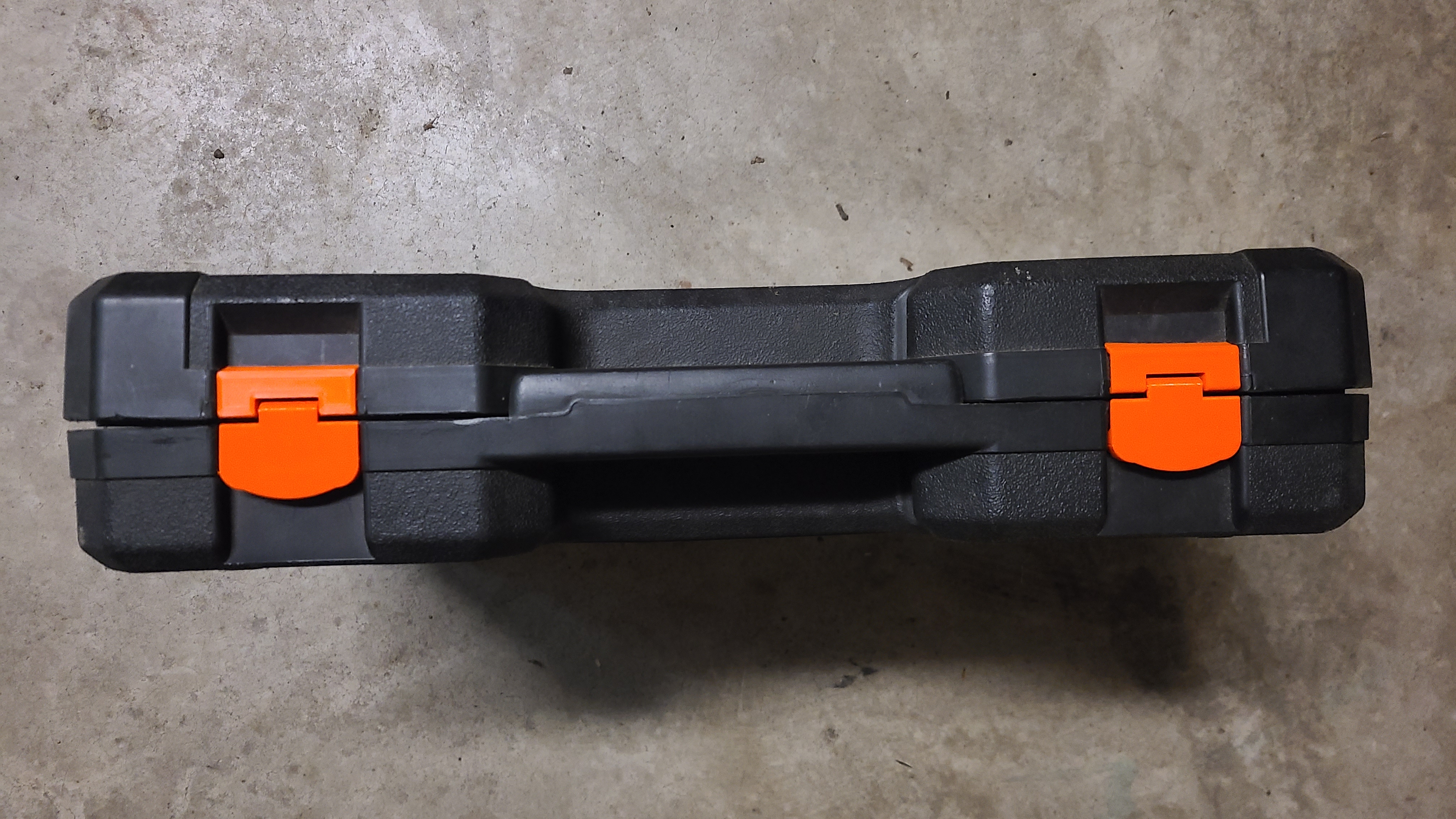 3D printed Craftsman tool case latch replacement installed on a mechanic set case