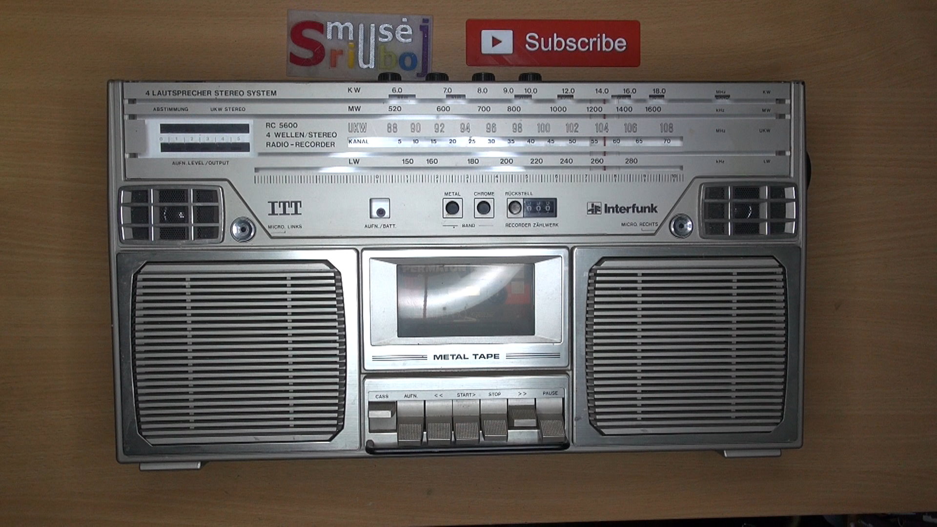 Repair of broken keys of antique tape recorder ITT RC 5600