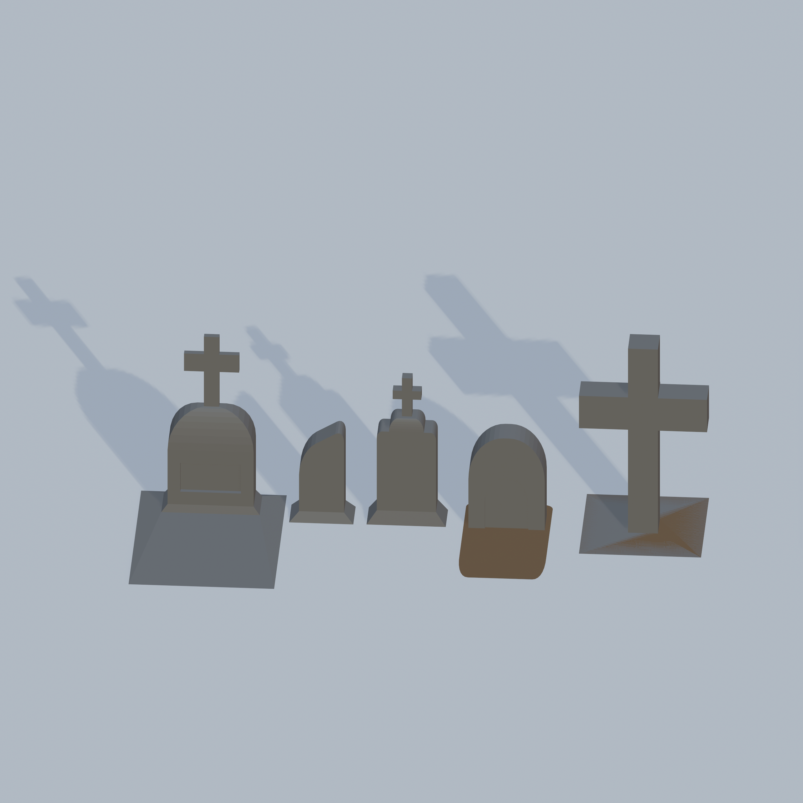 Miniature Gravestones pack