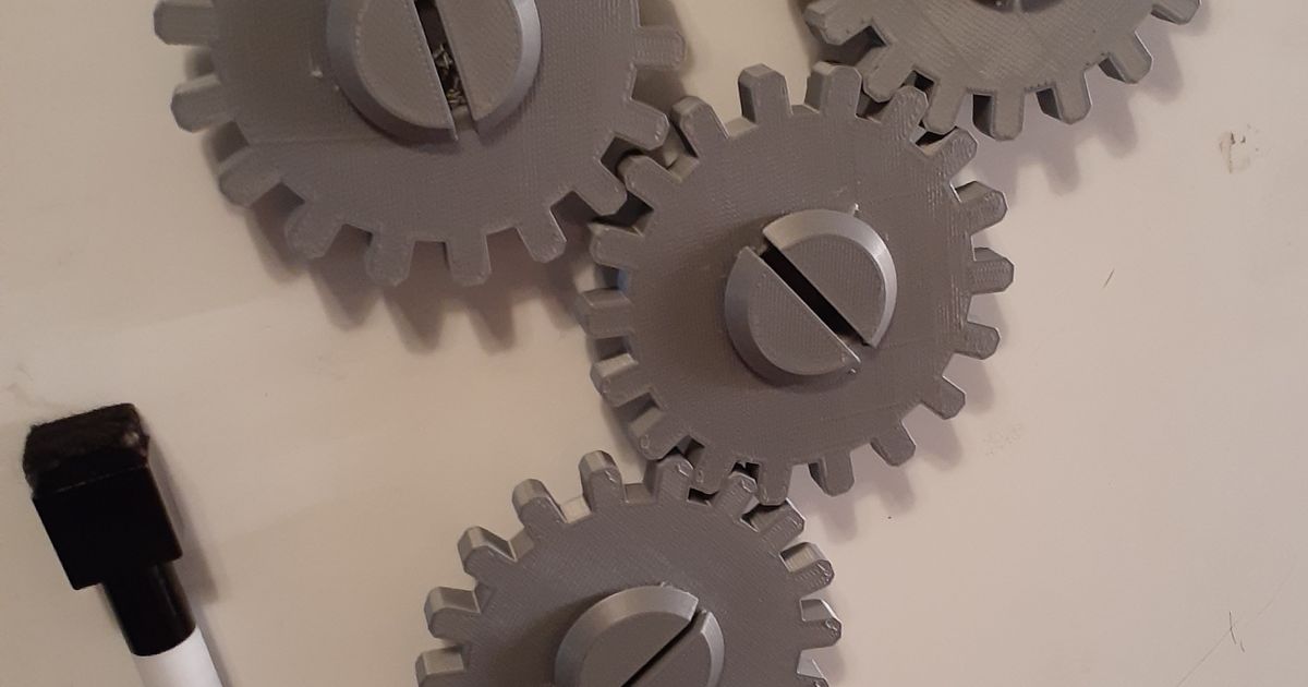 Fridge gear with cavity for by Sc1re Download free STL