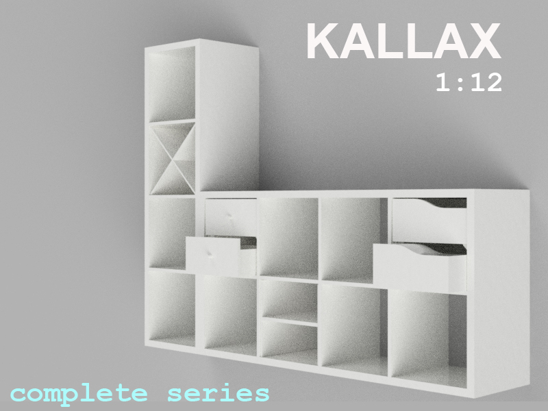Ikea Kallax par A2S_dESING Téléchargez gratuitement un modèle STL
