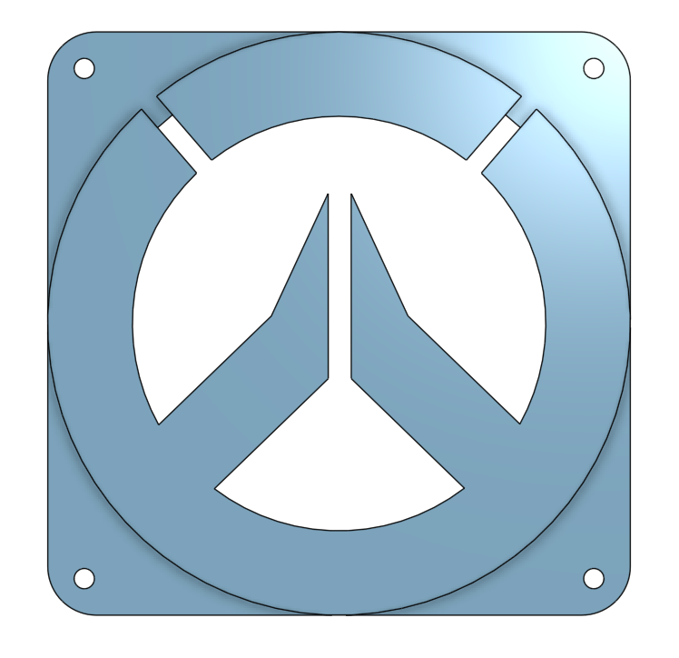 Overwatch 120mm fan cover