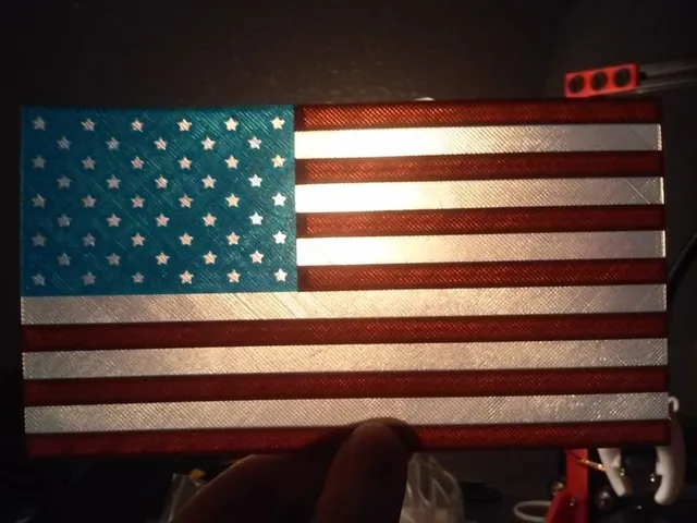 US flag 3 color switch print