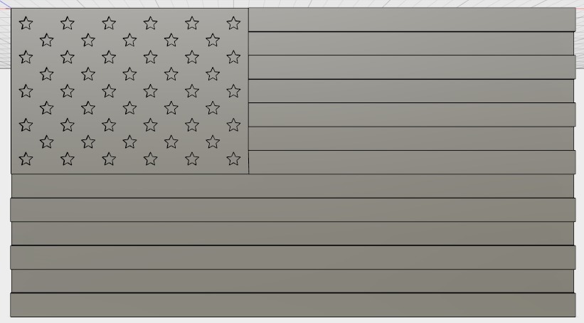 US flag 3 color switch print by Evey Bee | Download free STL model ...