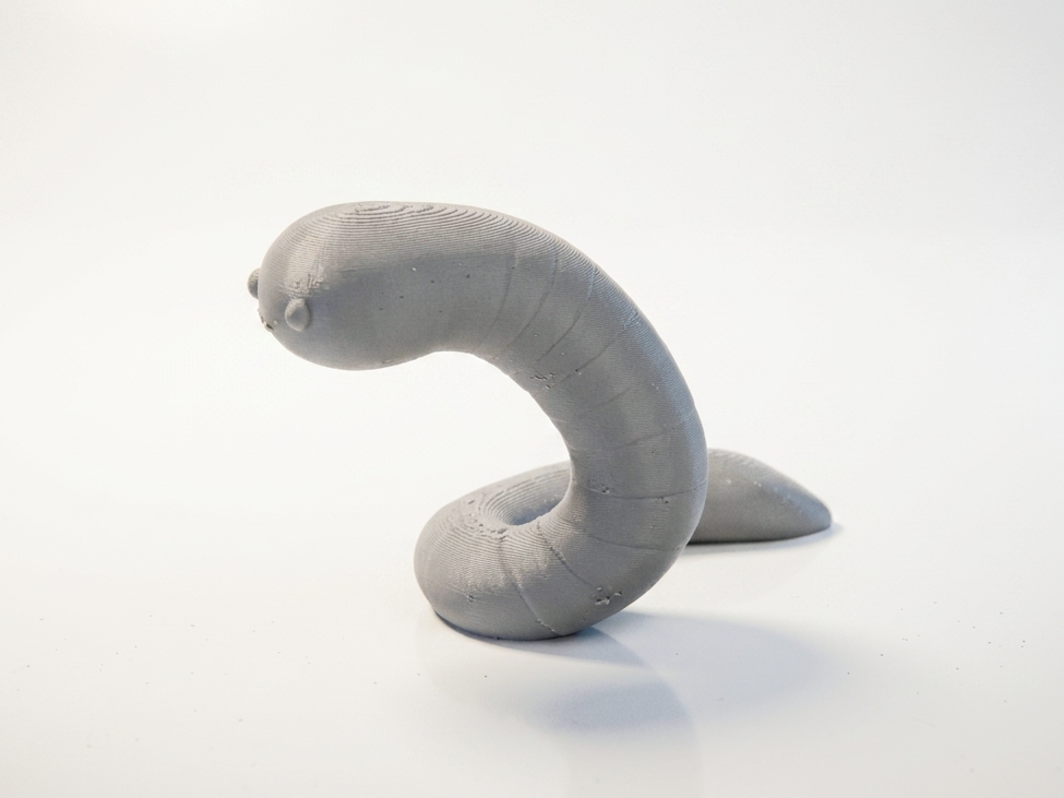 Worm Sculpture Animal Figurine 3D Printable