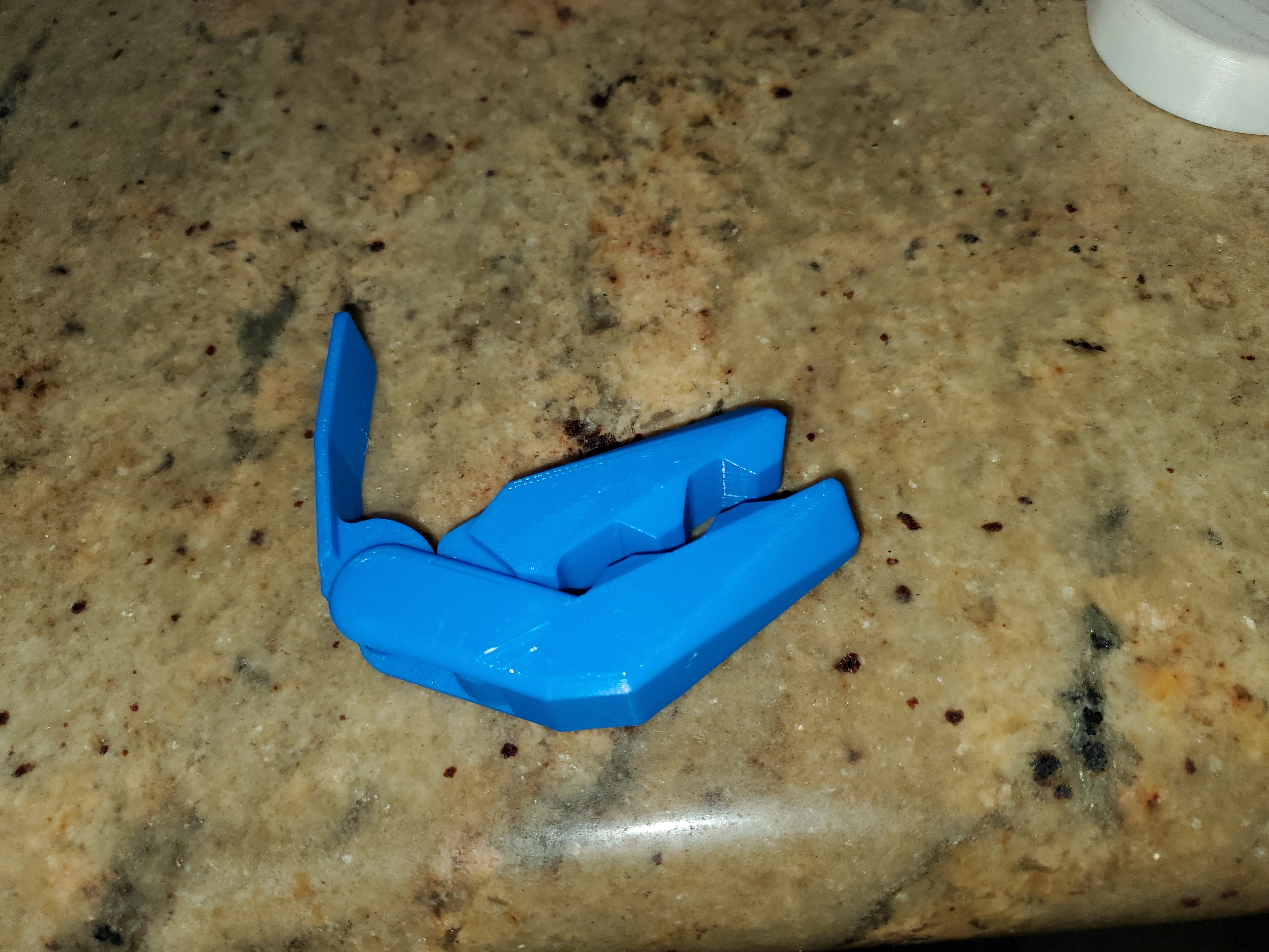 Miniatura 2 do modelo 3D bag clip with spring open