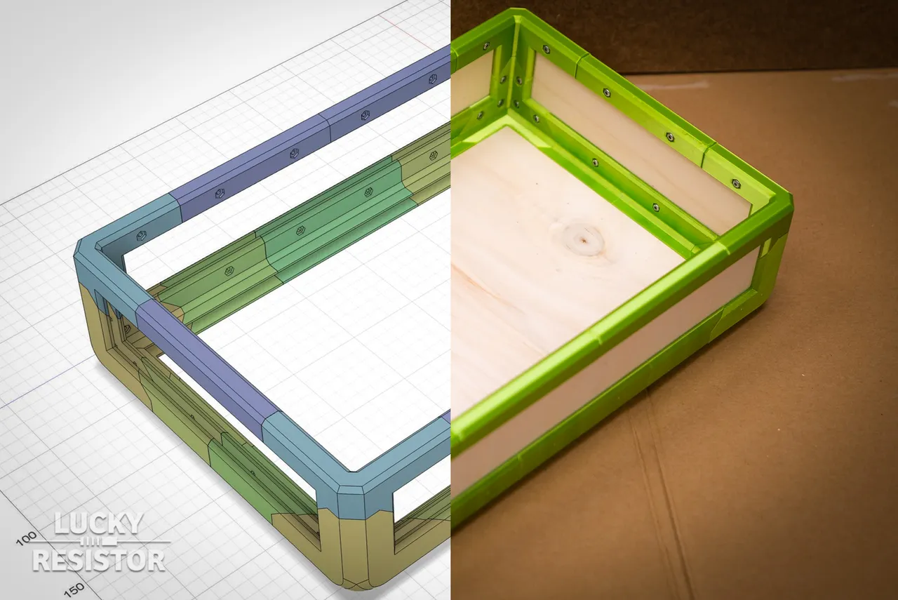 Stackable Storage Boxes Optimized for 3D Print by Lucky Resistor