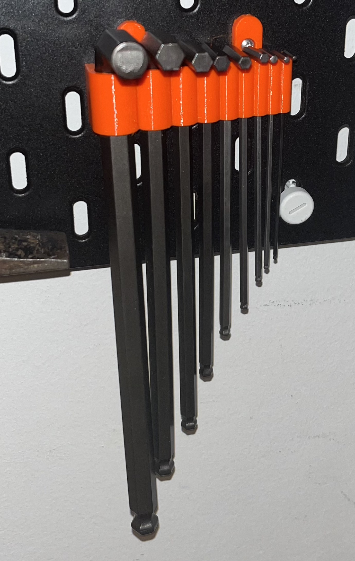 Parametric SKÅDIS Allen key organizer (T-Nut system)