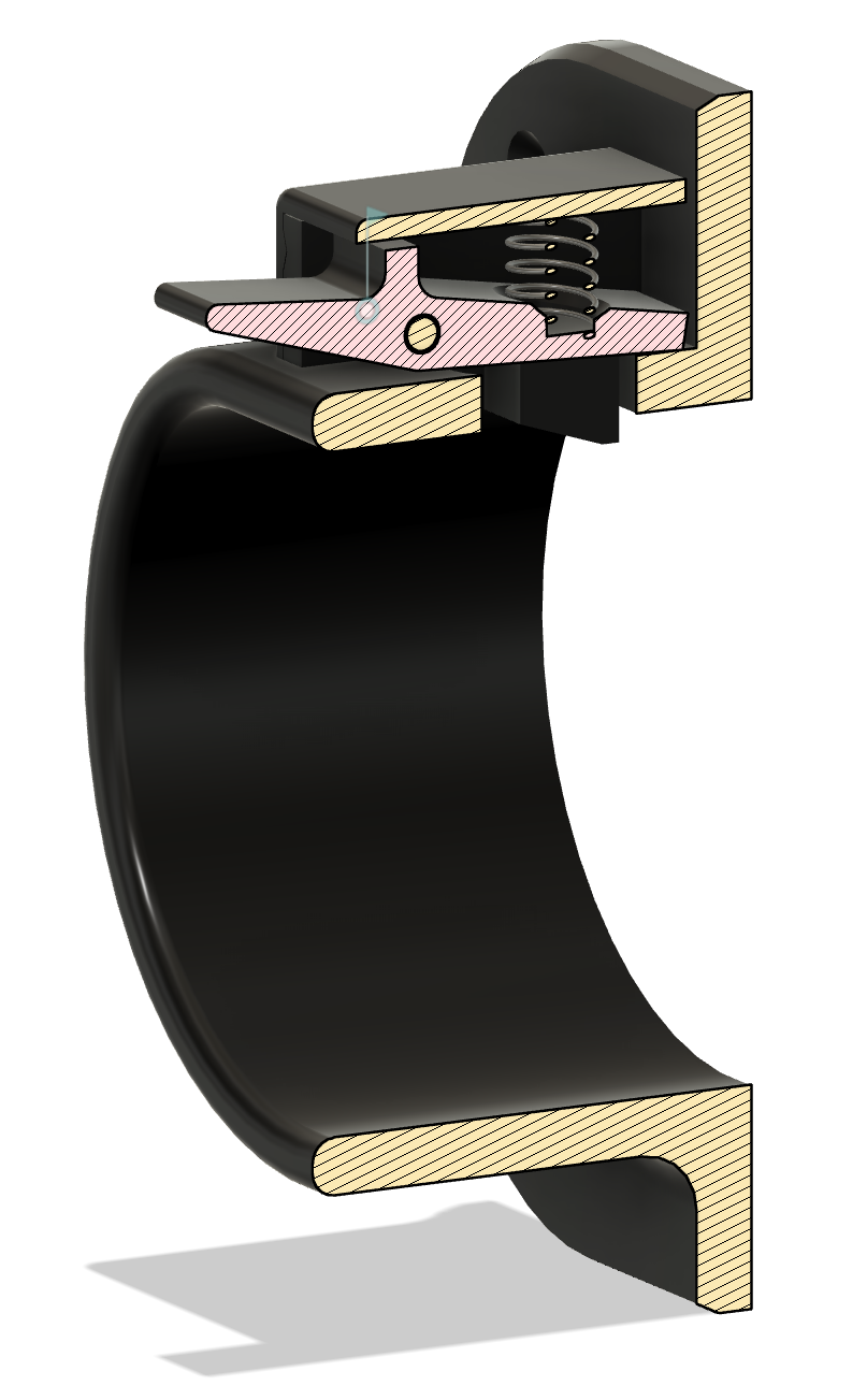 Type 2 charging cable holder
