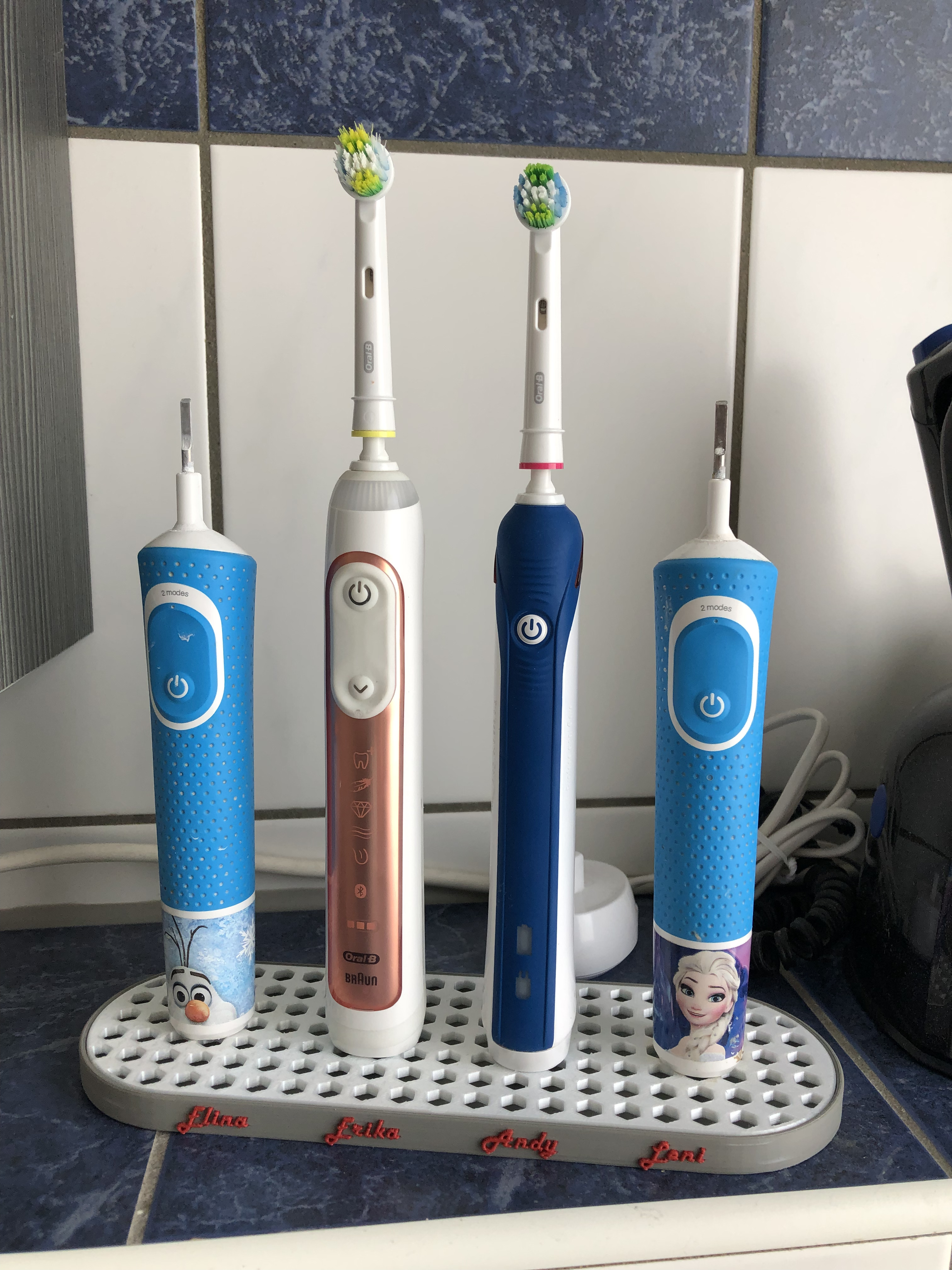 Oral B brush holder
