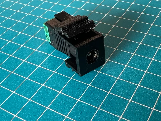 5.5mm VDC Jack Keystone adapter for racks or wall mounts