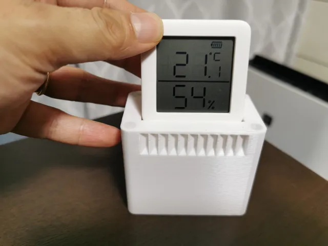 Thermometer case for 'SwitchBot MeterTH S1'