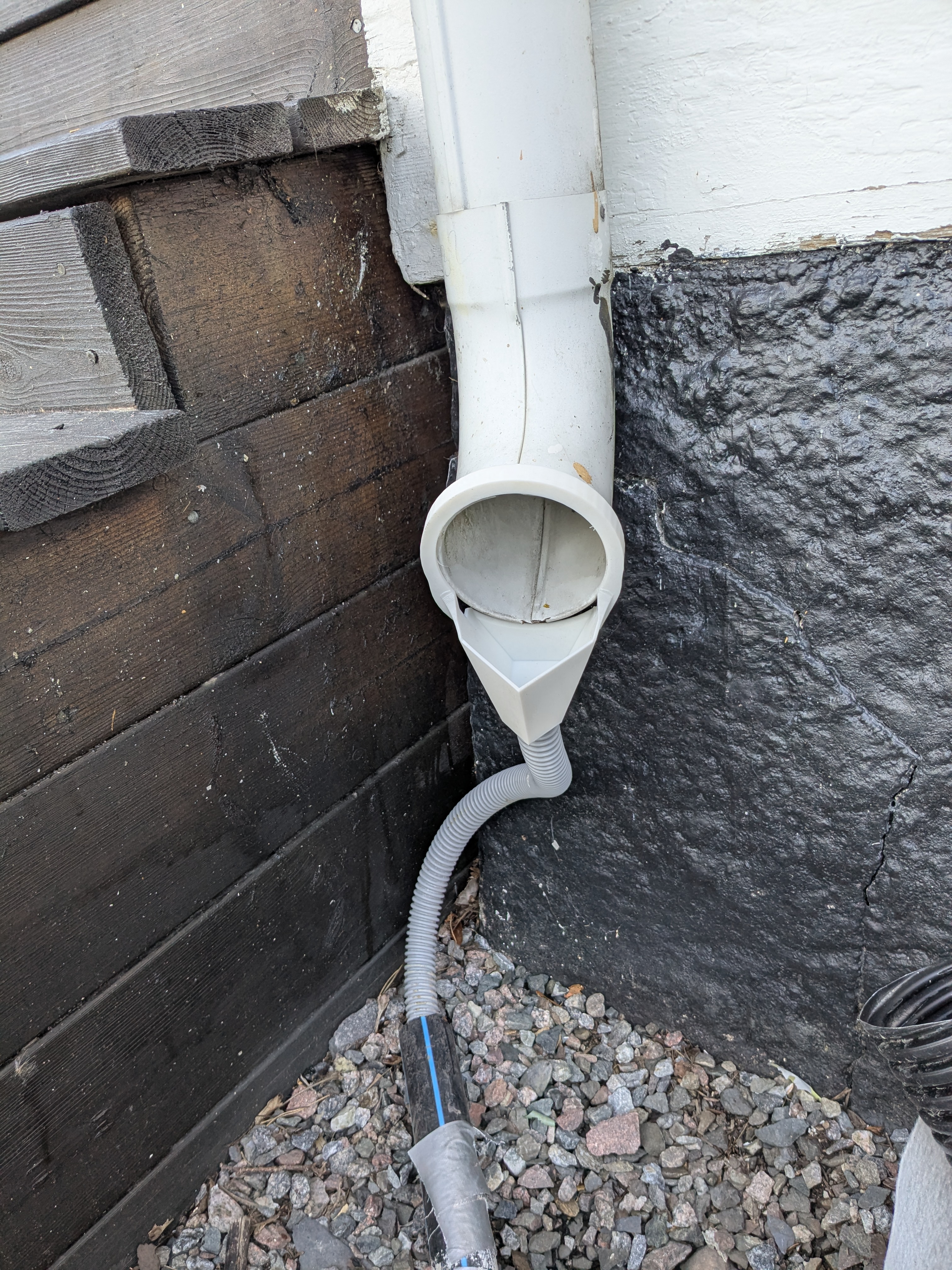 Downpipe to hose connector 90mm