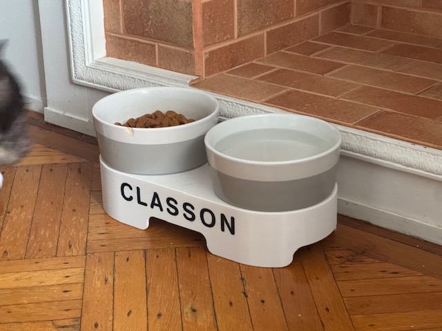 (XL) Double pet bowl riser — miniatura 2