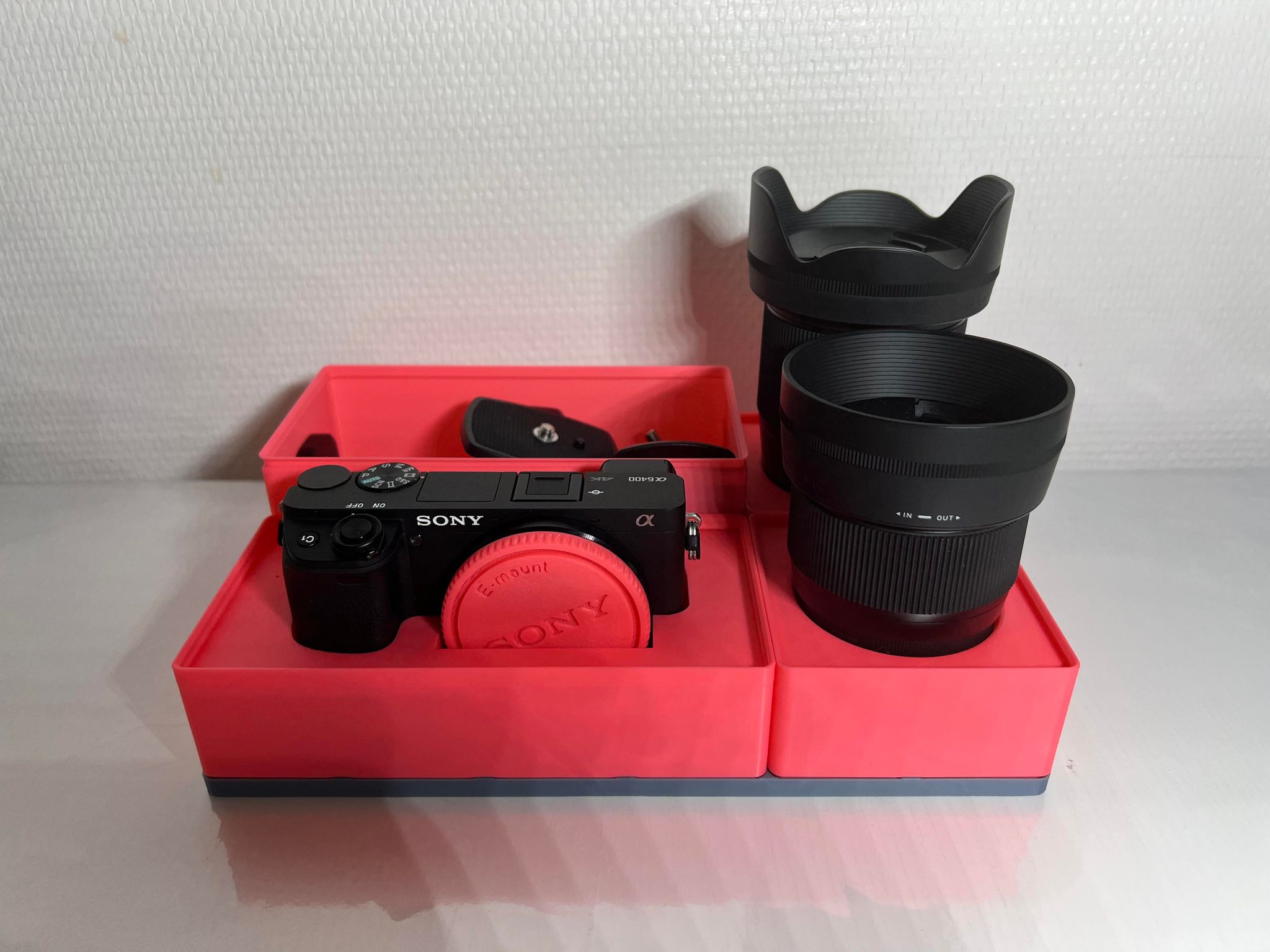 Gridfinity Sony Emount Lens holder by The Tunisian Maker Download