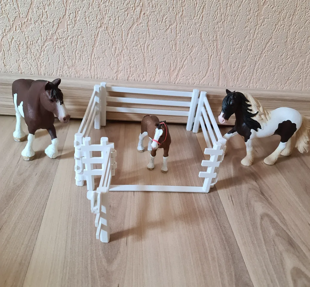 Schleich horse club update (fence) by Hedo3D | Download free STL model |  Printables.com