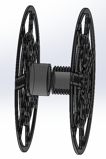 Filament Spool Shell V2.2 (Adapter) Universal, for Bambu Lab AMS by Two ...