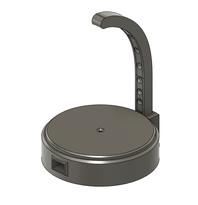 Cure station for resin printed parts