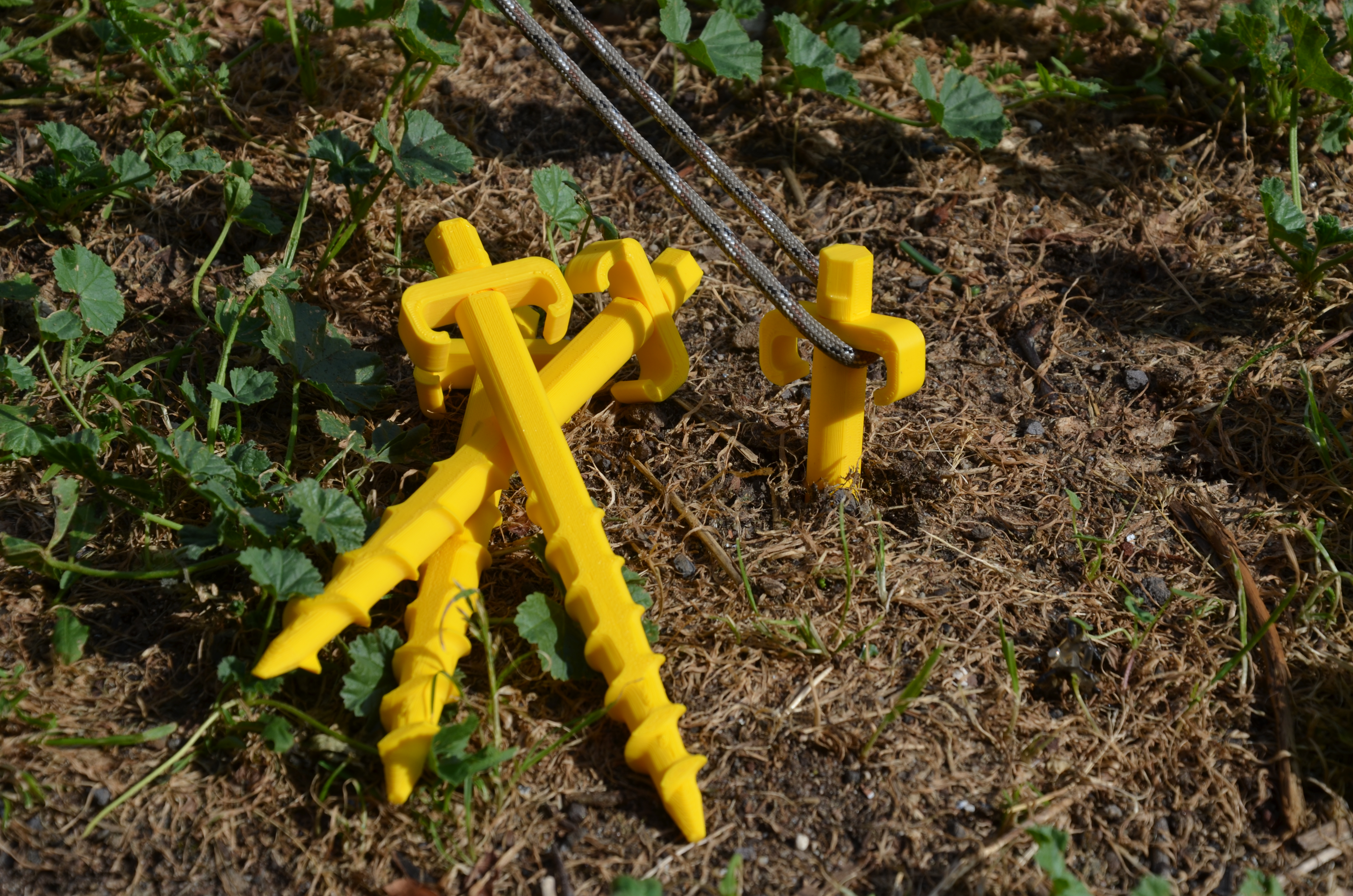 Tent peg 3D model thumbnail