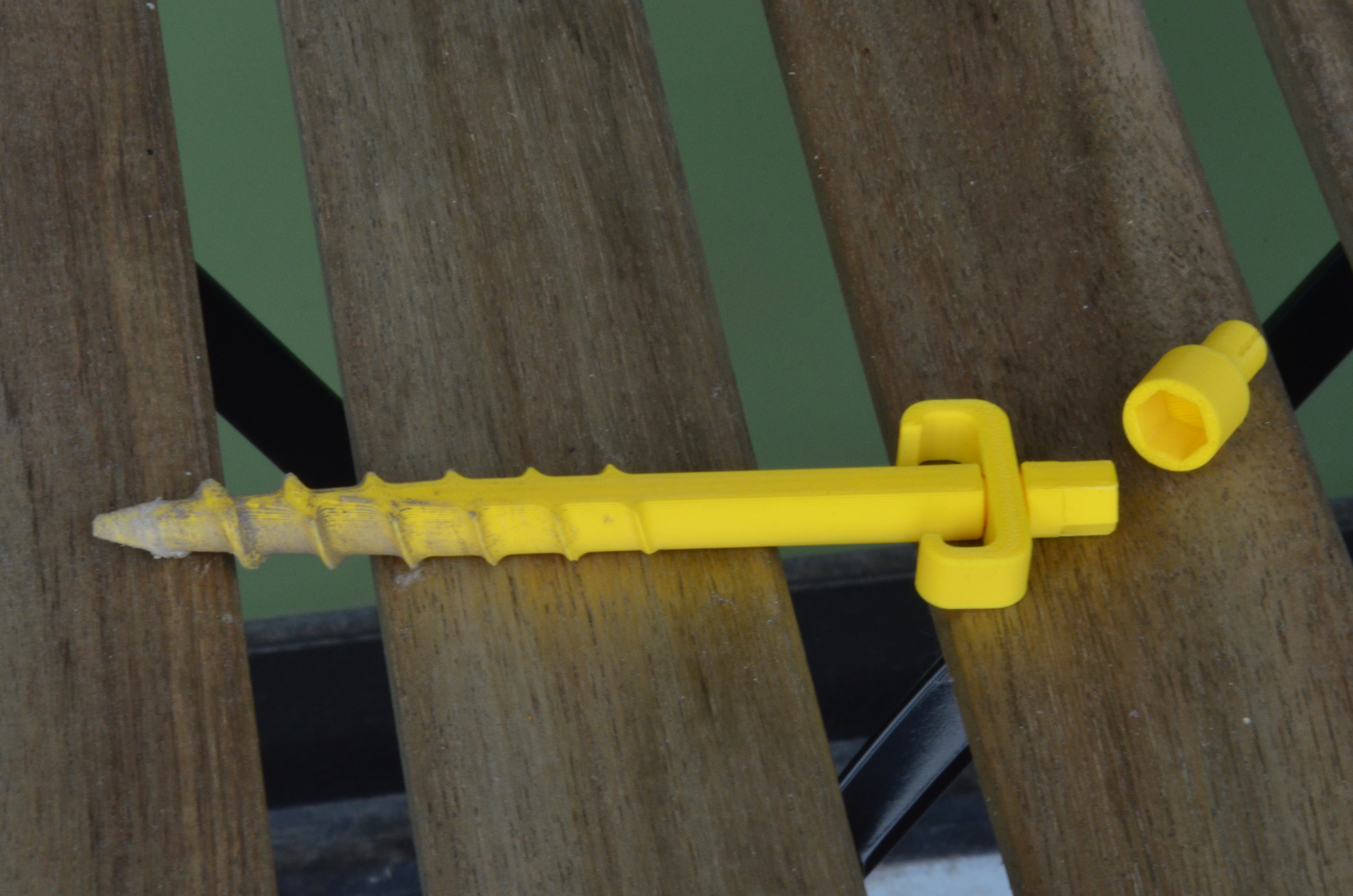 Miniatura 3 do modelo 3D Tent peg