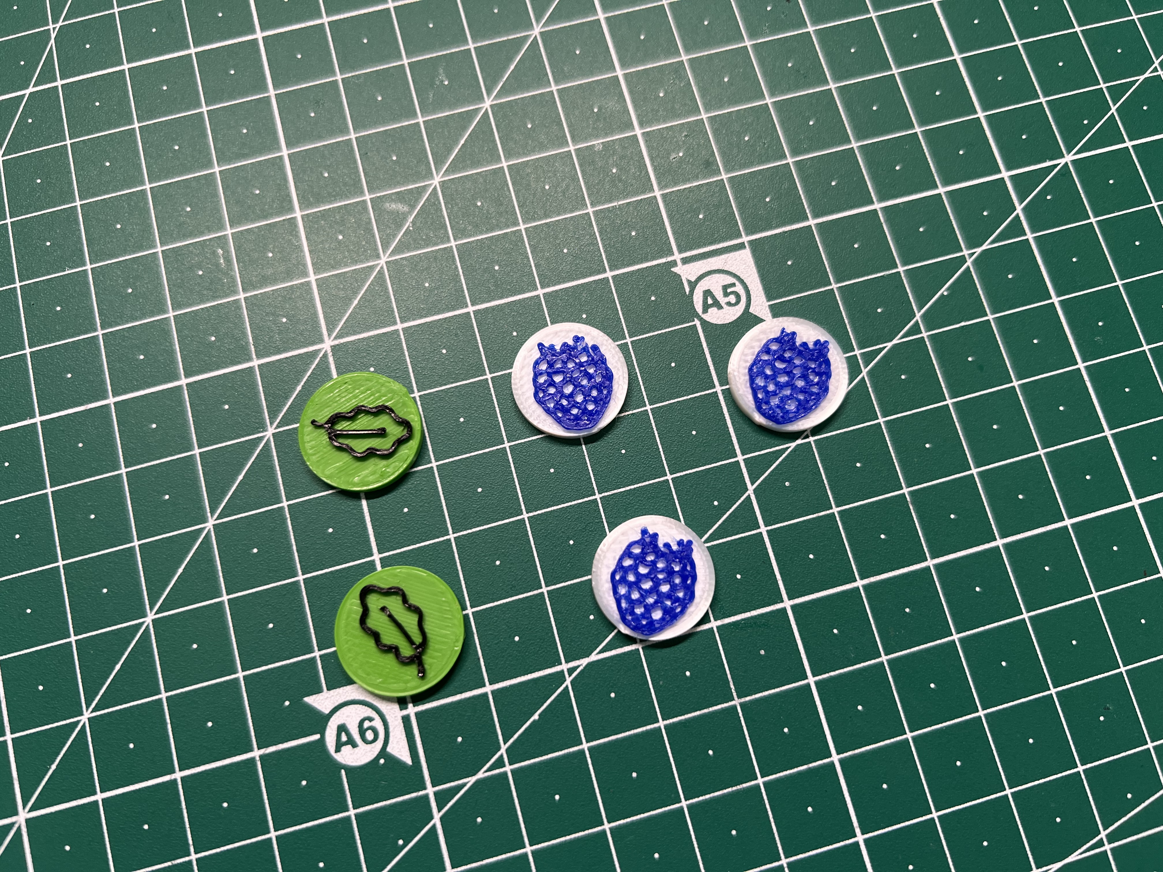 Collection of autumnal badges