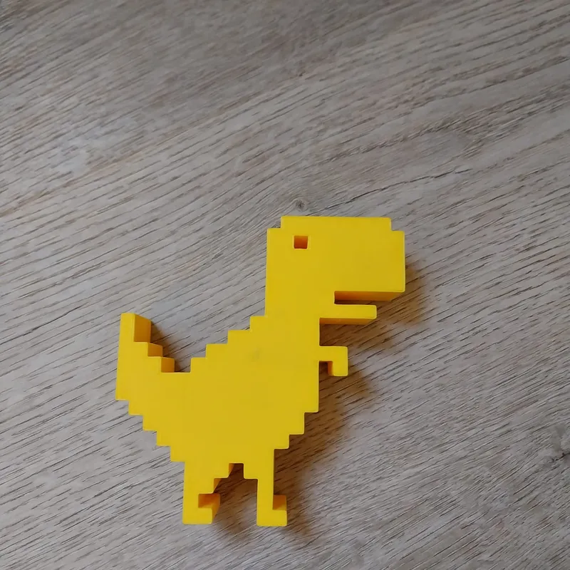Google Dinosaur 3D by ZeWaffelMan