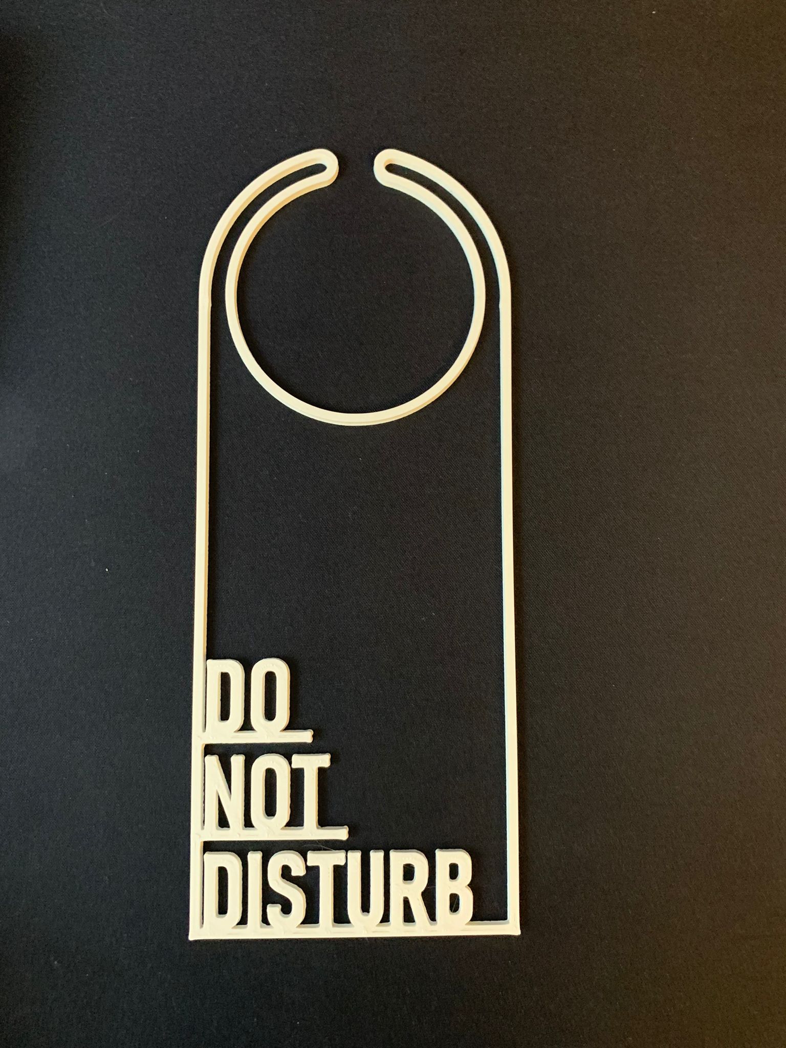 Do Not Disturb Door Sign By Pops Download Free Stl Model