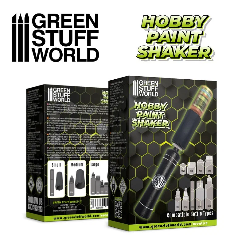 Hobby paint shaker - reduction