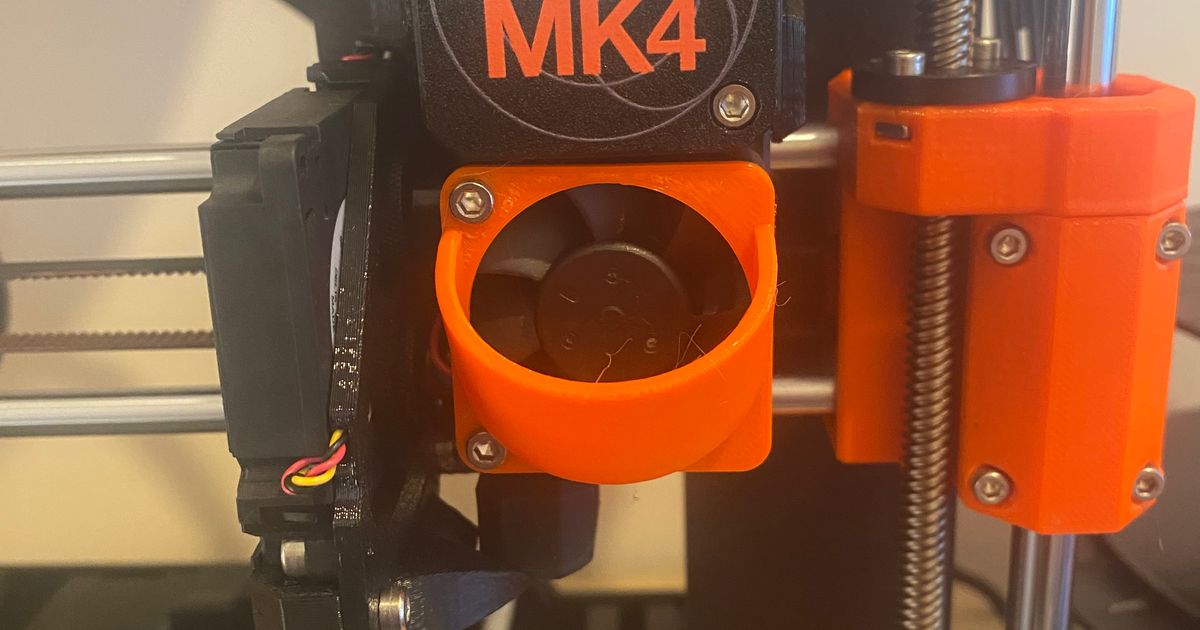 Prusa MK4 fan cover by Habony Norbert Download free STL model