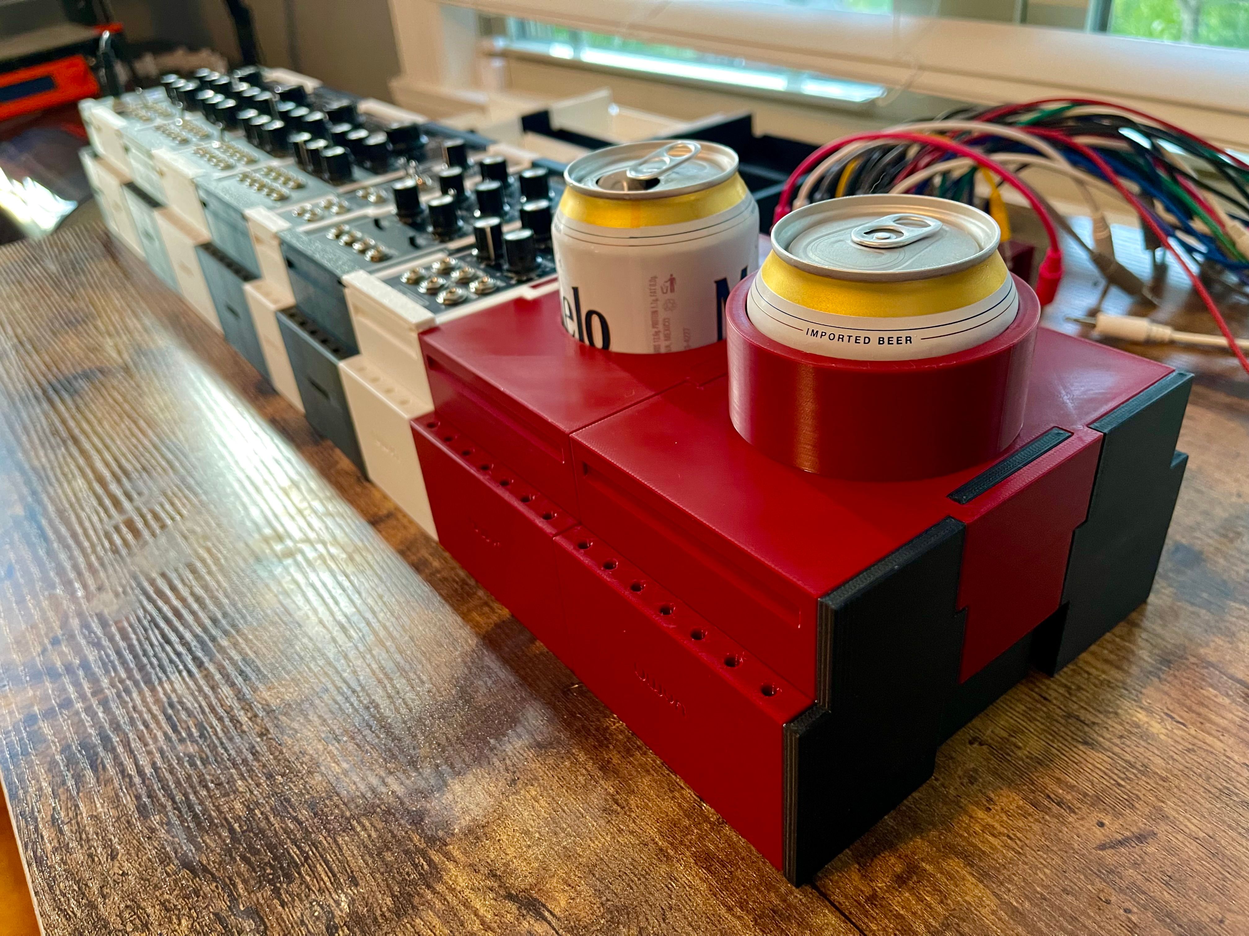 RackBlox modular Eurorack case (free & open source) by Geert Bevin