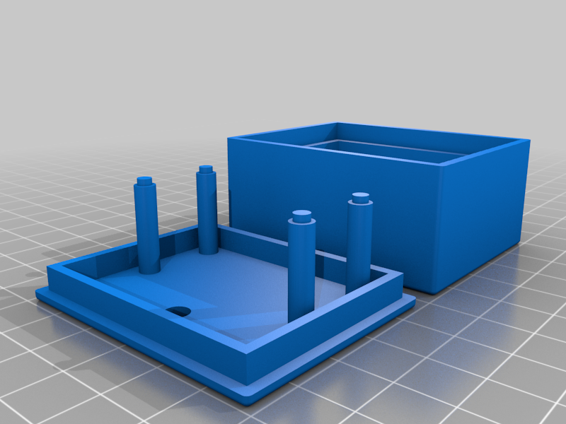 SR04 Distance Sensor Case by ebarnes | Download free STL model ...