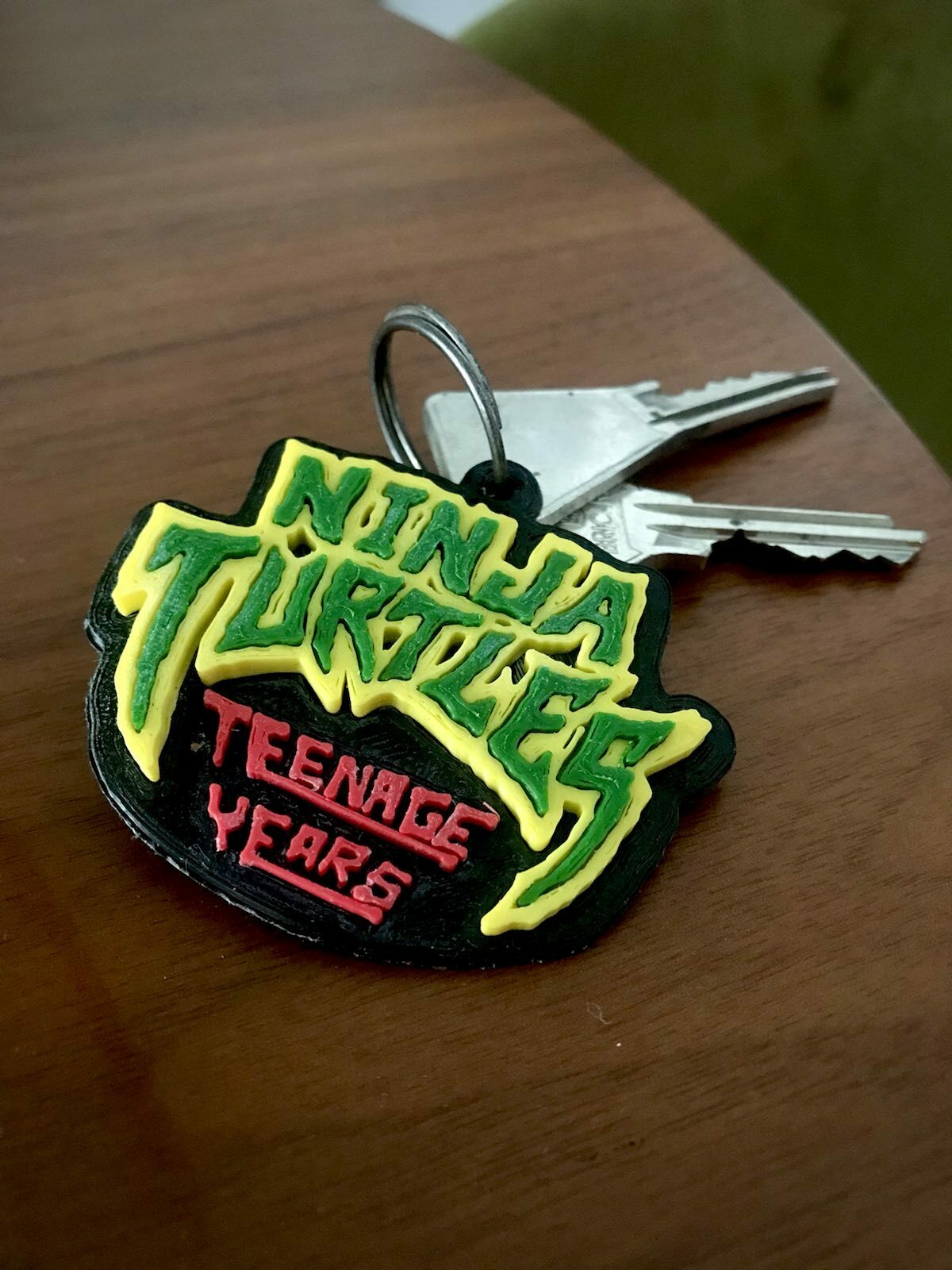 NINJA TURTLES HOMEMADE KEYCHAIN