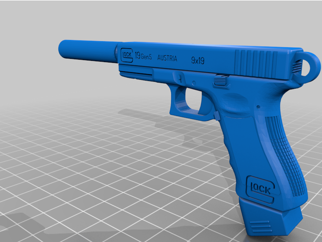 Glock Keychain's by Fluffy | Download free STL model | Printables.com