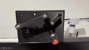 Scotch yoke satisfying desktop mechanism
