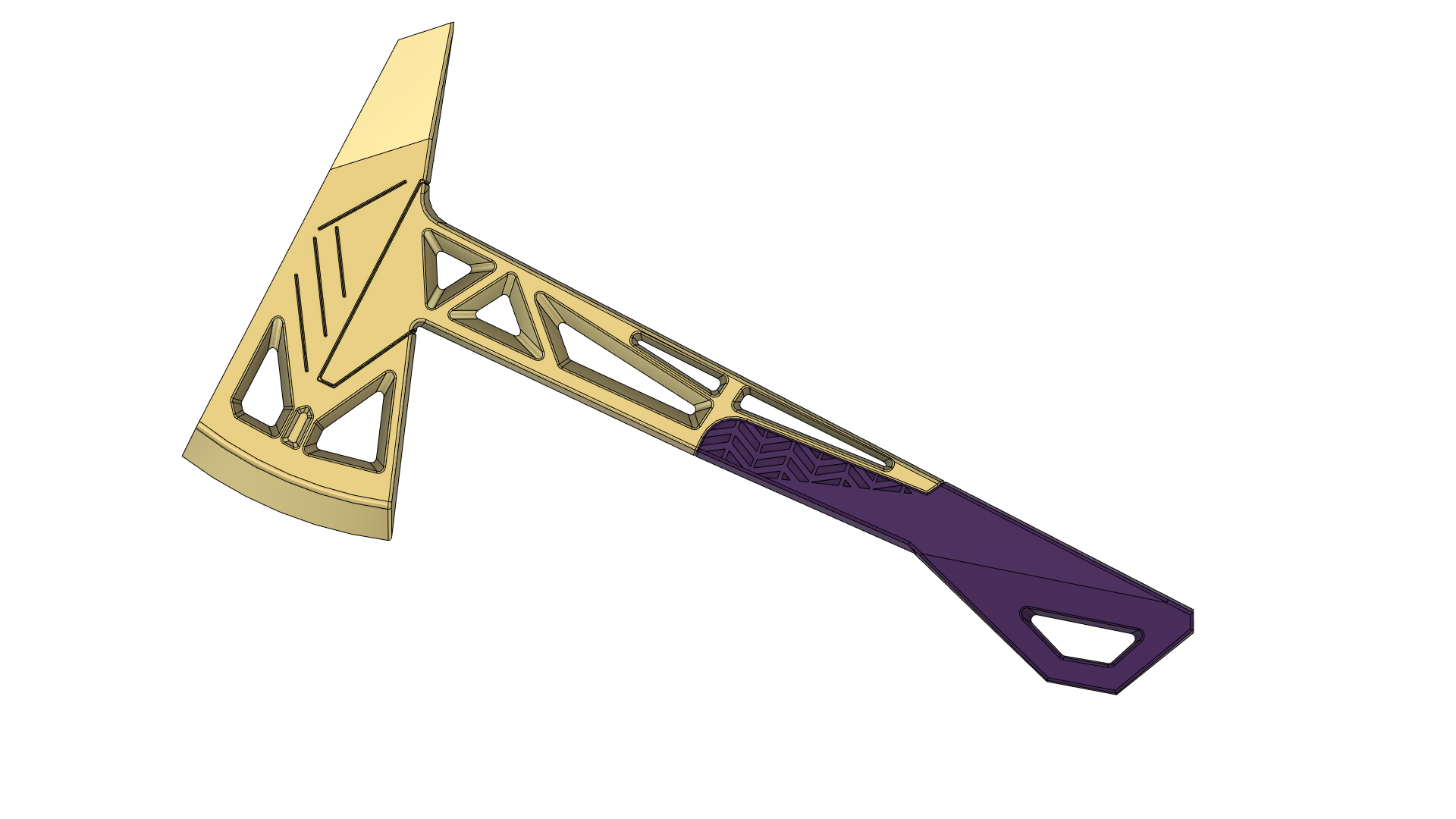 VALORANT PRIME AXE by WF3D Printables Store