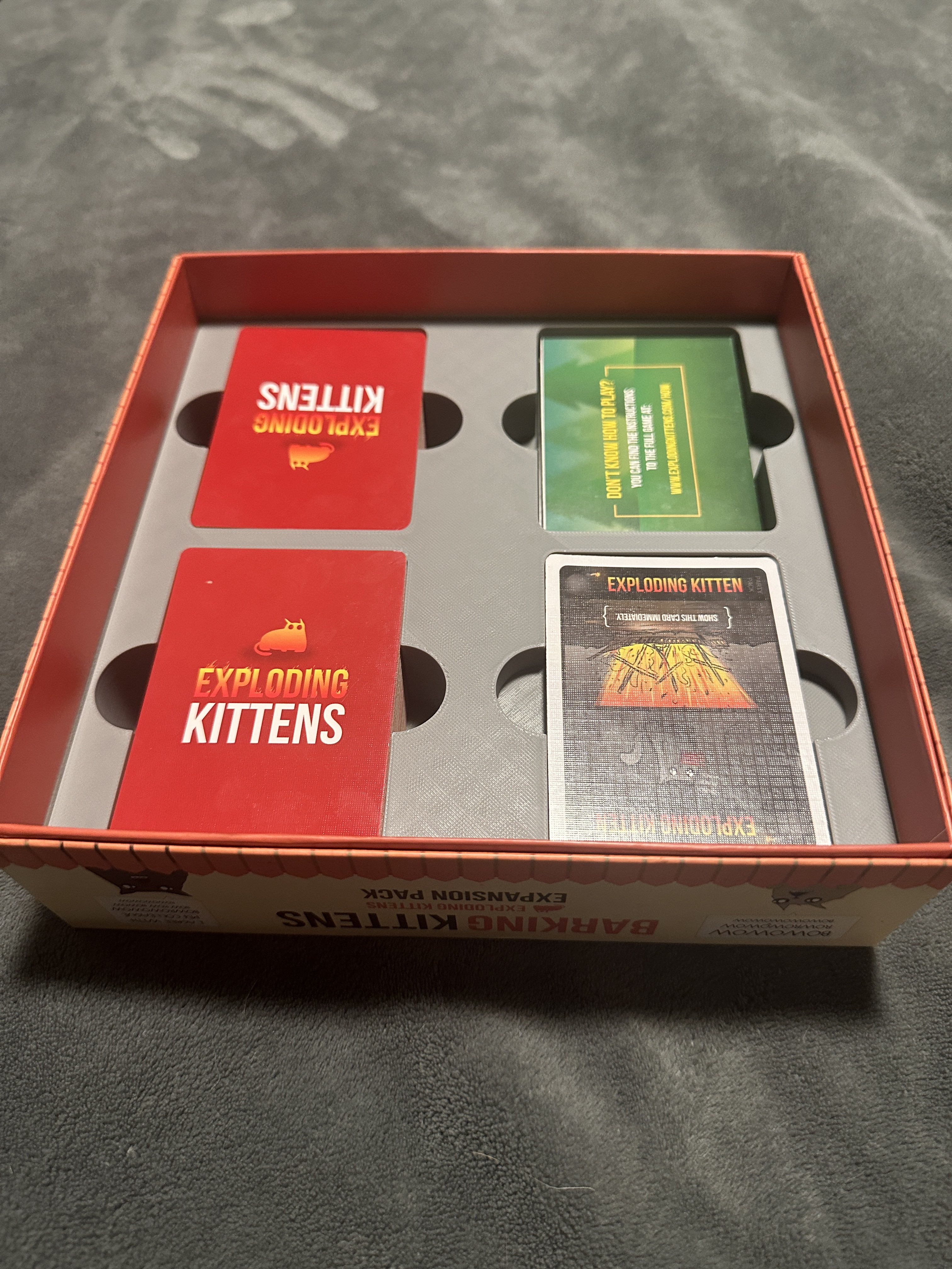 Exploding Kittens Board Game Insert (All Expansions) by Aus tin