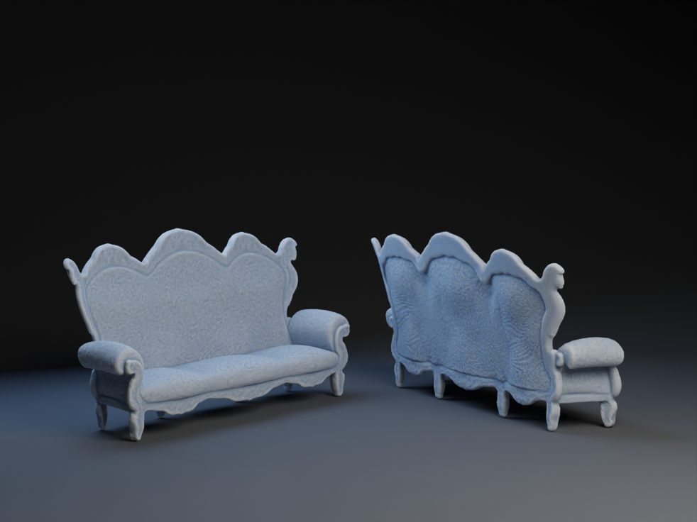 Doll House Royal Couch
