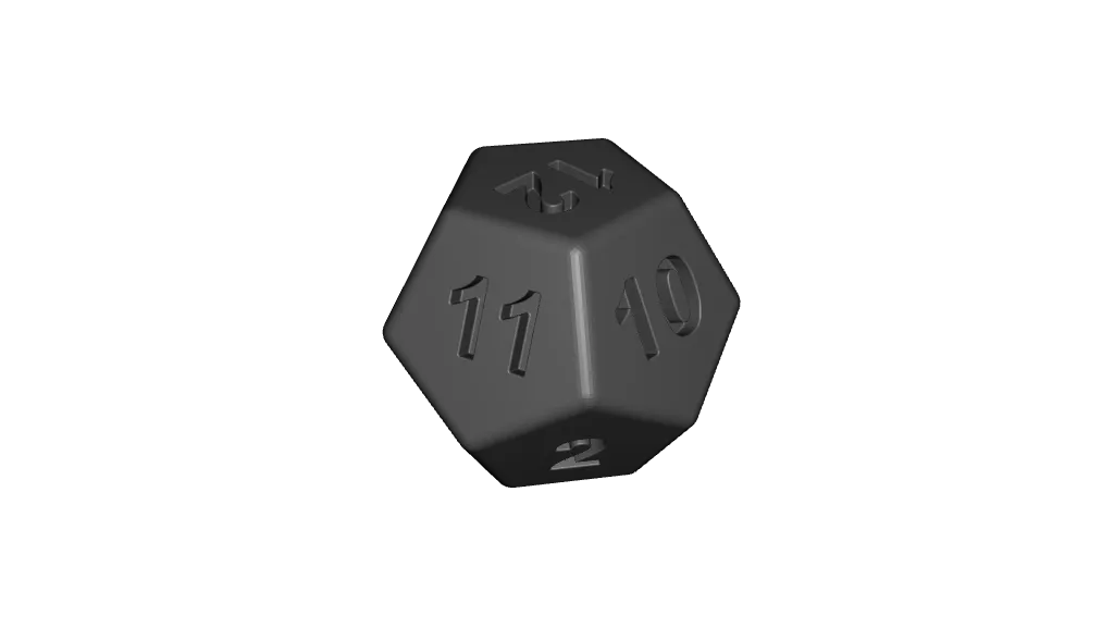 Twelve sided dice (Dodecahedron ) by Phyto | Download free STL